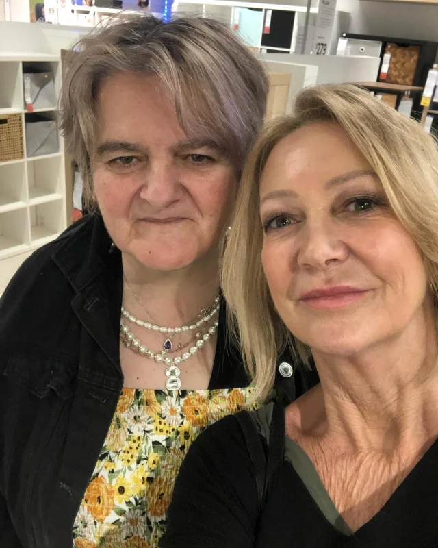 Liz out and about with Therese enjoying some community access at IKEA ☺️
