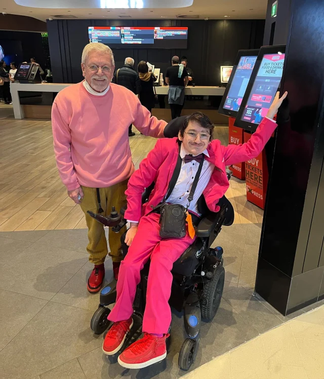 Jarrod and Pete - Enjoying the weekend with some community access.