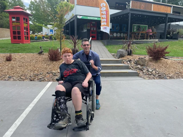 Torin and Will 😎 Respite @big4holidayparks 🏕️✨